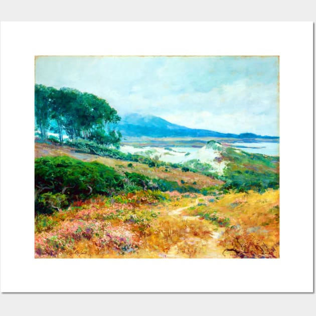 Scenic View Across Dunes, Carmel, California, Guy Rose 1918 Wall Art by rocketshipretro